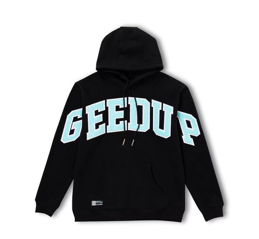 Geedup Team Logo Light Blue/Black Hood