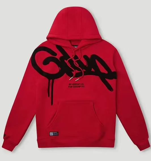 Geedup Handstyle Black/Red Hood