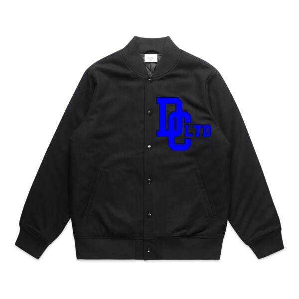DCL DGIT LA Baseball Style Blue/Black Bomber Jacket