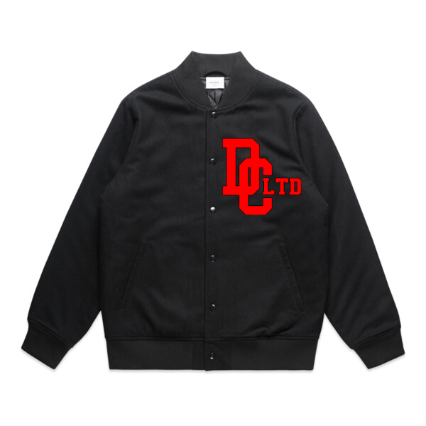 DCL DGIT LA Baseball Style Red/Black Bomber Jacket