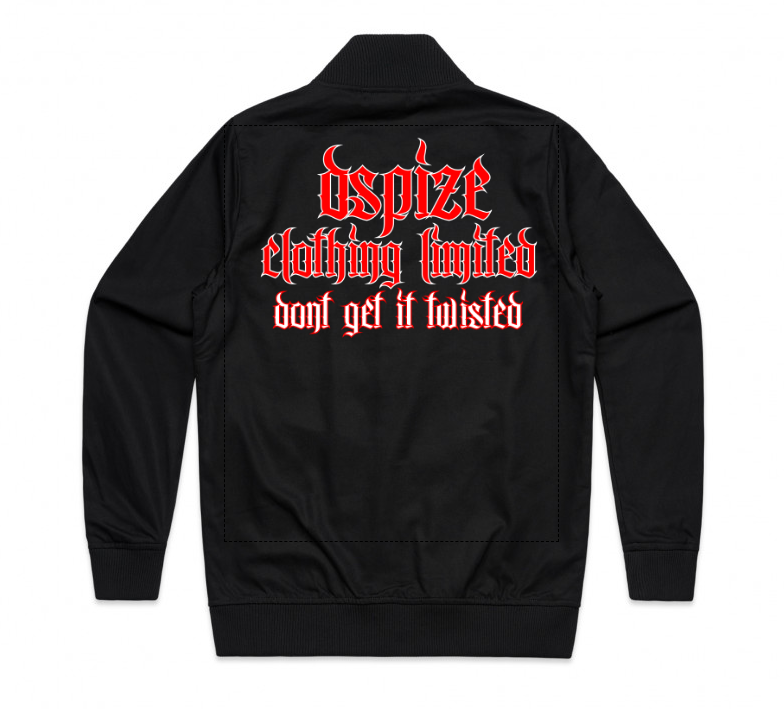 DCL DGIT Bad Manners Red/Black Bomber Jacket