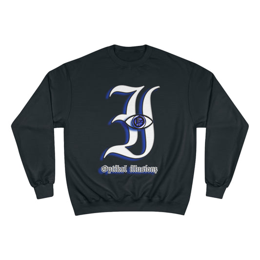 DCL Optikal illusionz Blue Logo Sweatshirt
