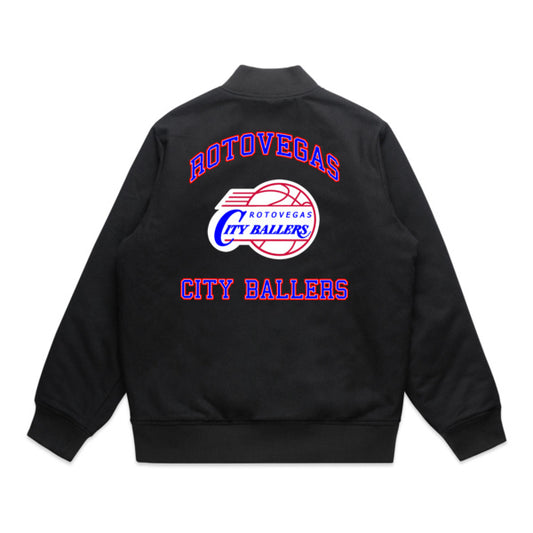 DCL Rotovegas City Ballers Felt Bomber Jacket