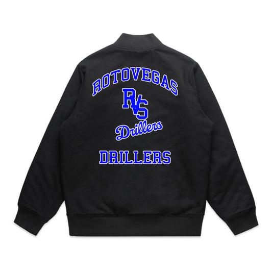 DCL Rotovegas Drillers Felt Bomber Jacket