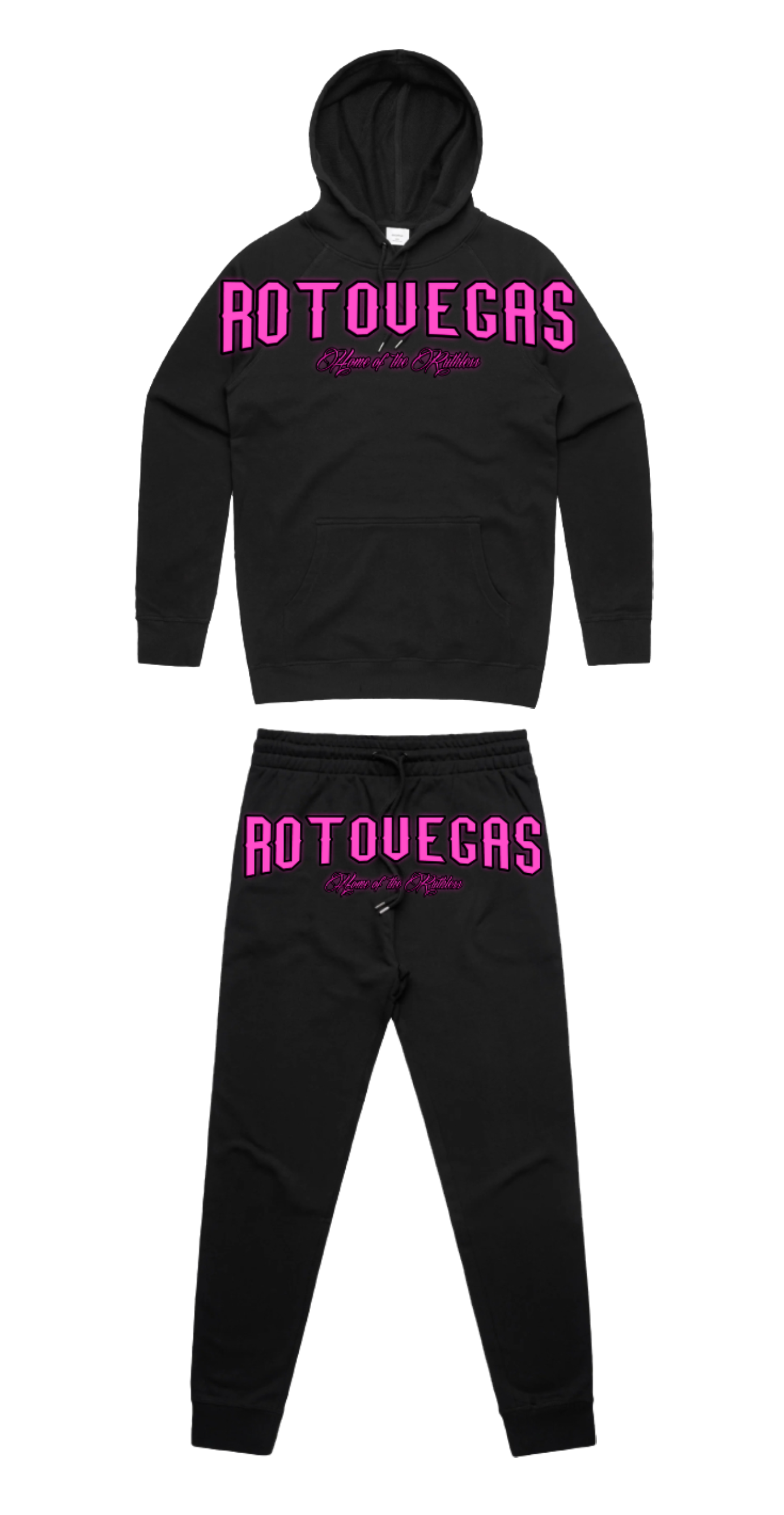 DCL Rotovegas Home of the Ruthless Pink/Black Track Set
