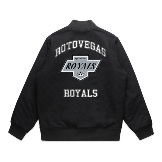 DCL Rotovegas Royals Felt Bomber Jacket
