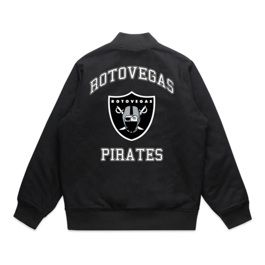 DCL Rotovegas Pirates Felt Bomber Jacket