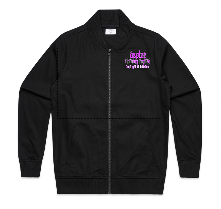 DCL DGIT Bad Manners Purple/Black Bomber Jacket