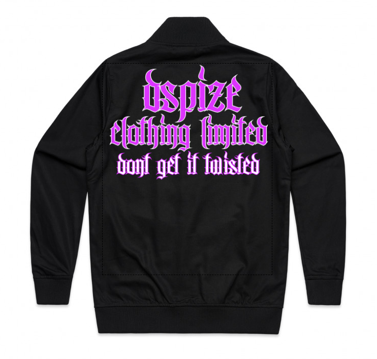 DCL DGIT Bad Manners Purple/Black Bomber Jacket