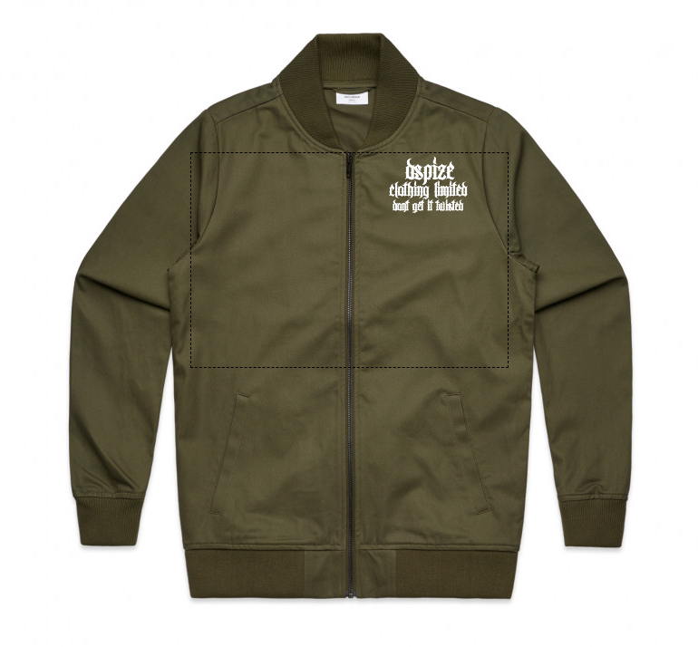 DCL DGIT Bad Manners White/Army Bomber Jacket