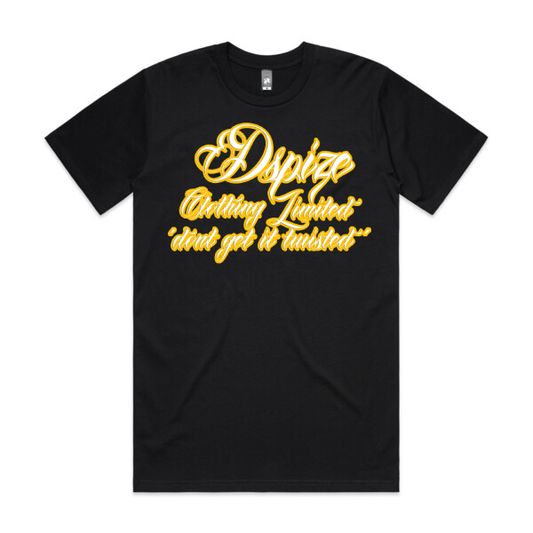 DCL Chicano Yellow/Black Tee