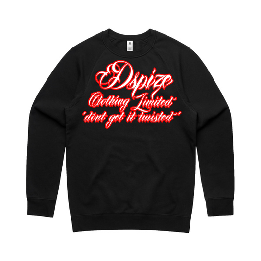 DCL Chicano Red/Black Crew Neck