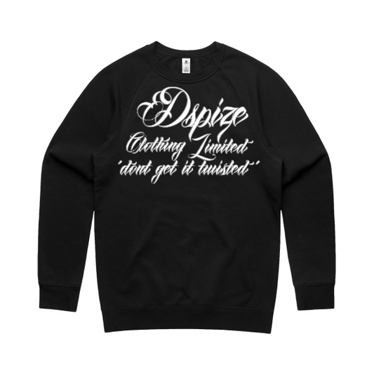 DCL Chicano White/Black Crew Neck