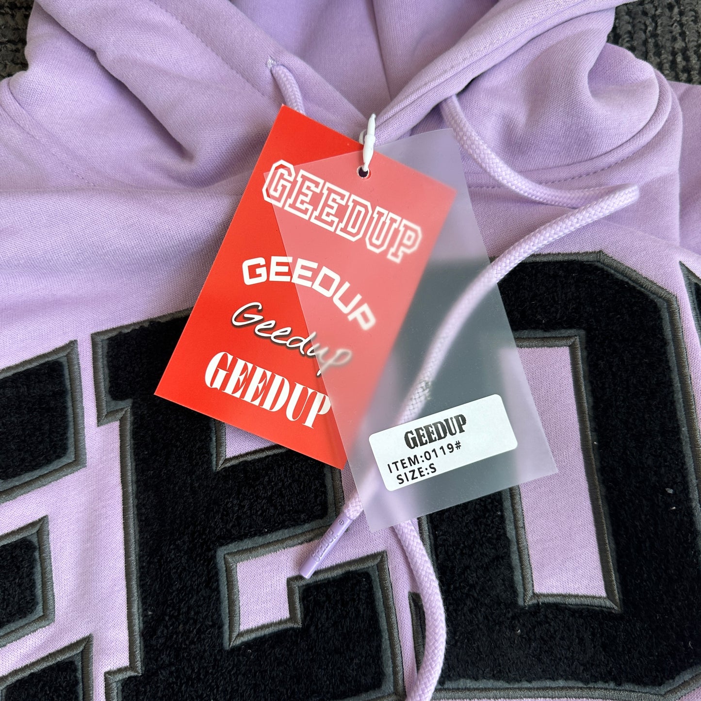 Geedup Team Logo Hoodie 'Lavender / Black' (2022)