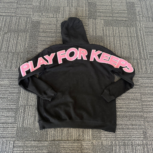 Geedup Play For Keeps Hoodie 'Black / Pink' (2024)