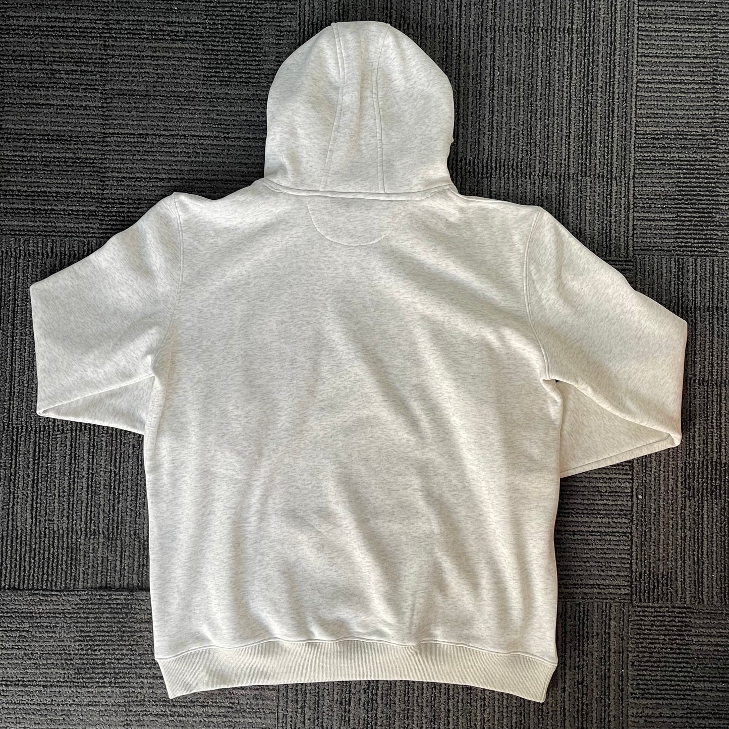Geedup x Trapstar Team Logo x Irongate T Hoodie 'White Marle/Grey' (2025)