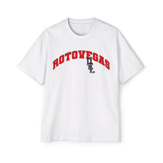 DCL Rotovegas Varsity Red/White Tee