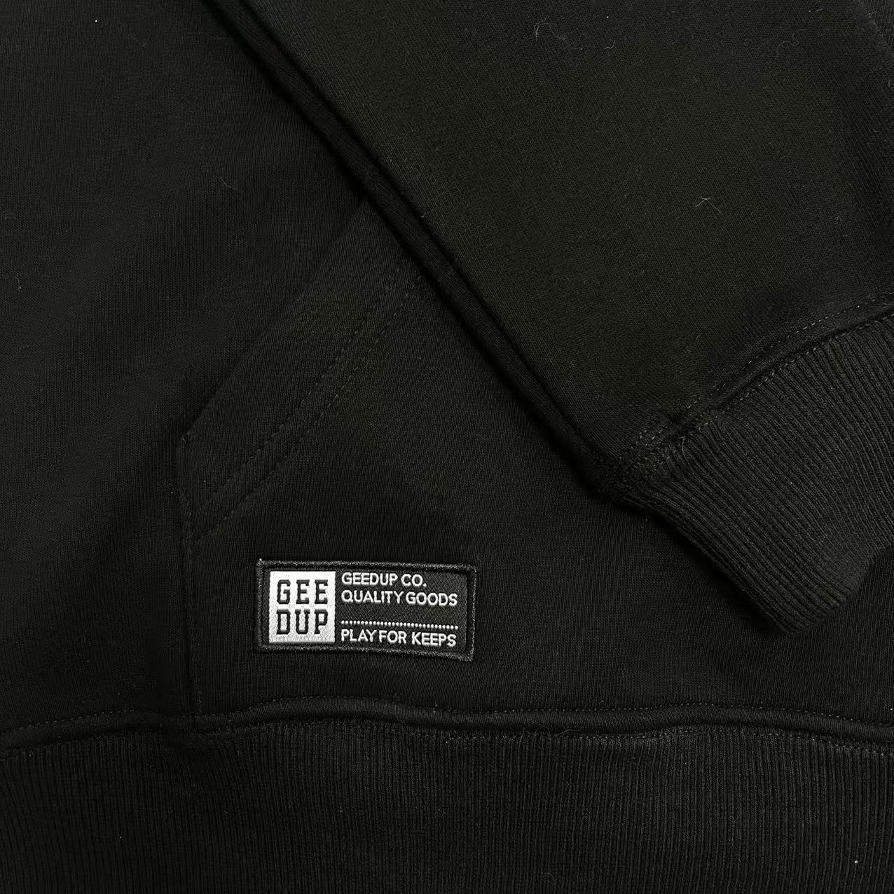 Geedup x Trapstar Handstyle x Irongate Play For Keeps Hoodie 'Black / Teal' (2025)