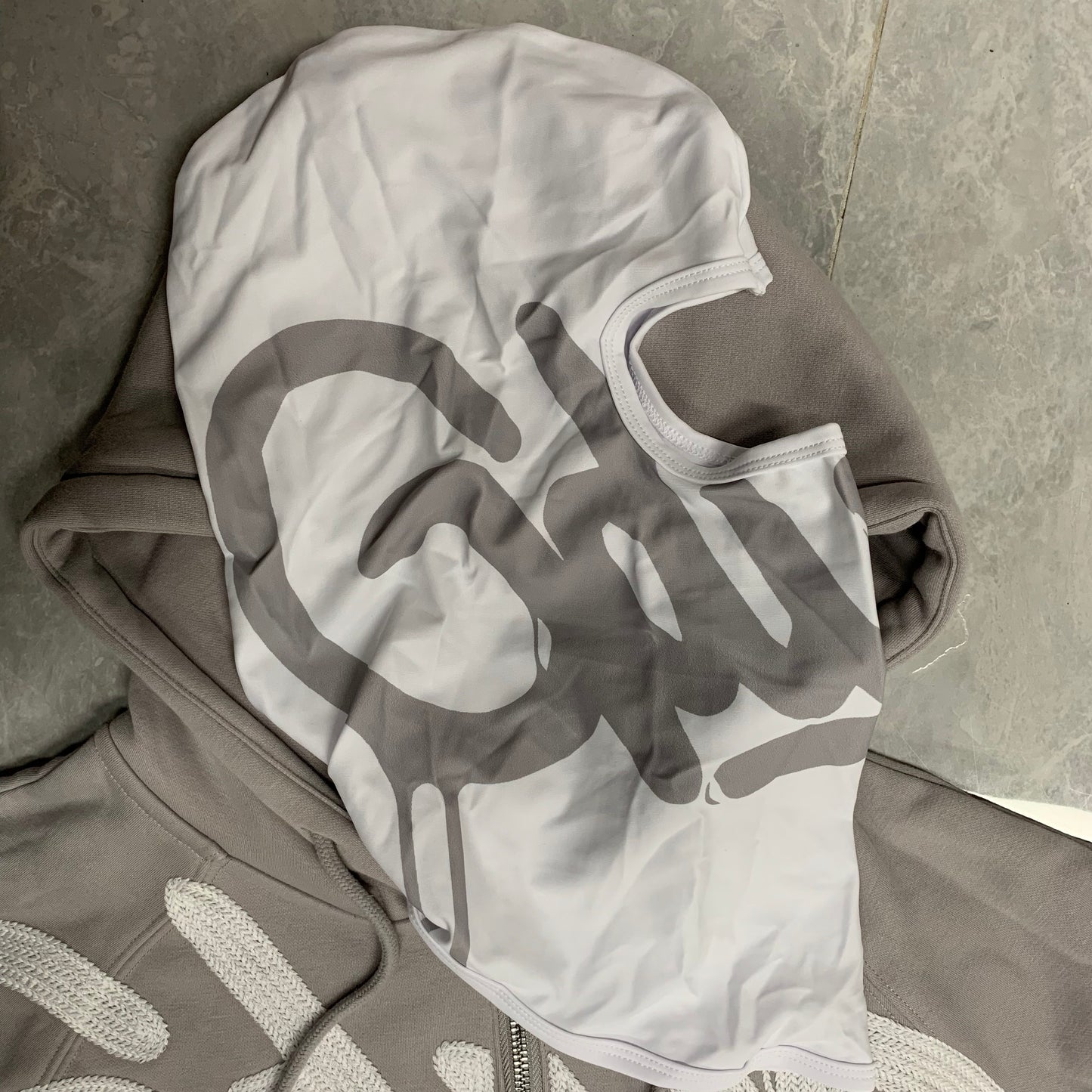 Geedup Handstyle Bally Jacket 'Grey / White' (2025)