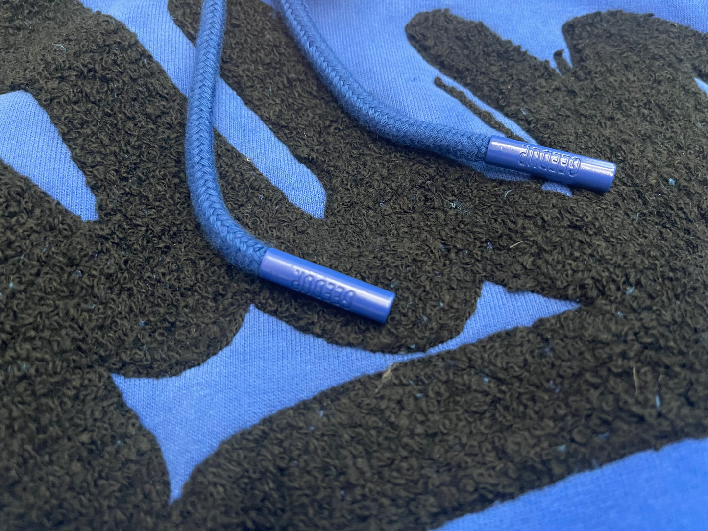Geedup Handstyle Hoodie 'Royal Blue / Black' (2022)