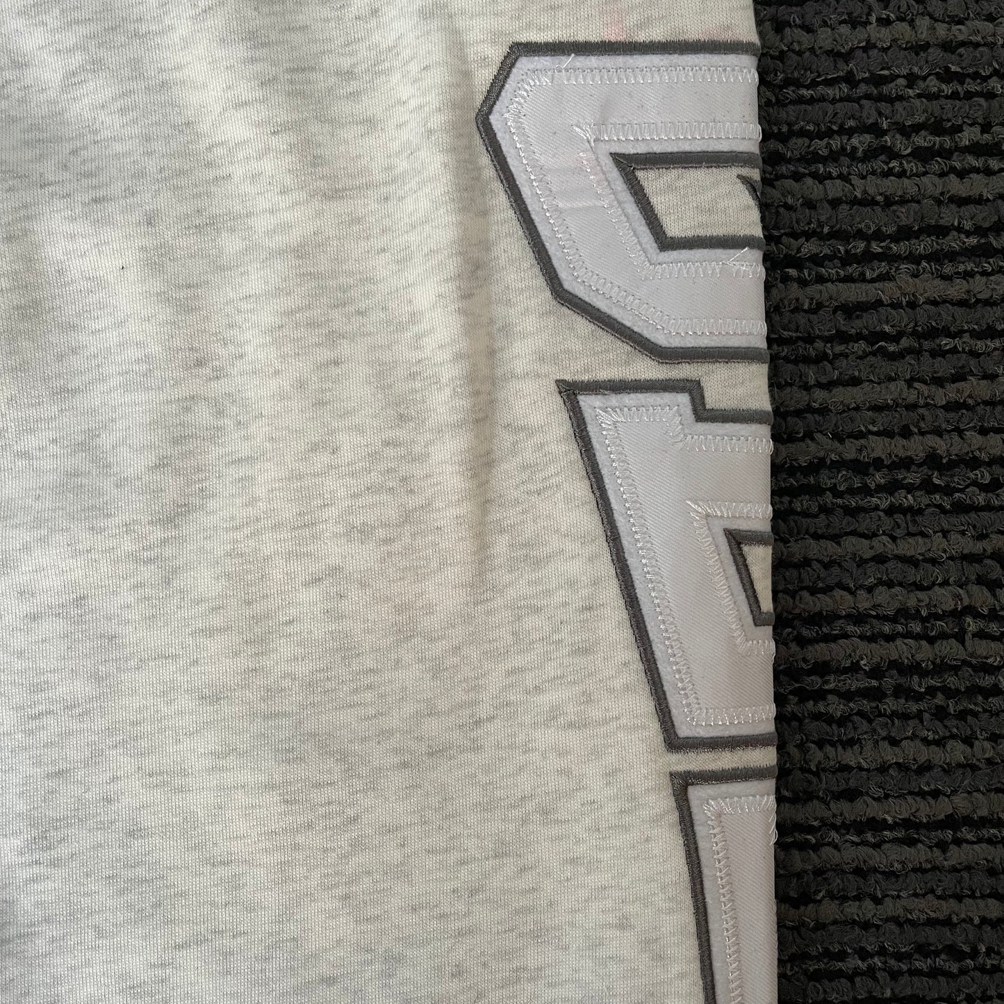 Geedup x Trapstar Team Logo x Irongate T Track Pants 'White Marle / Grey' (2025)