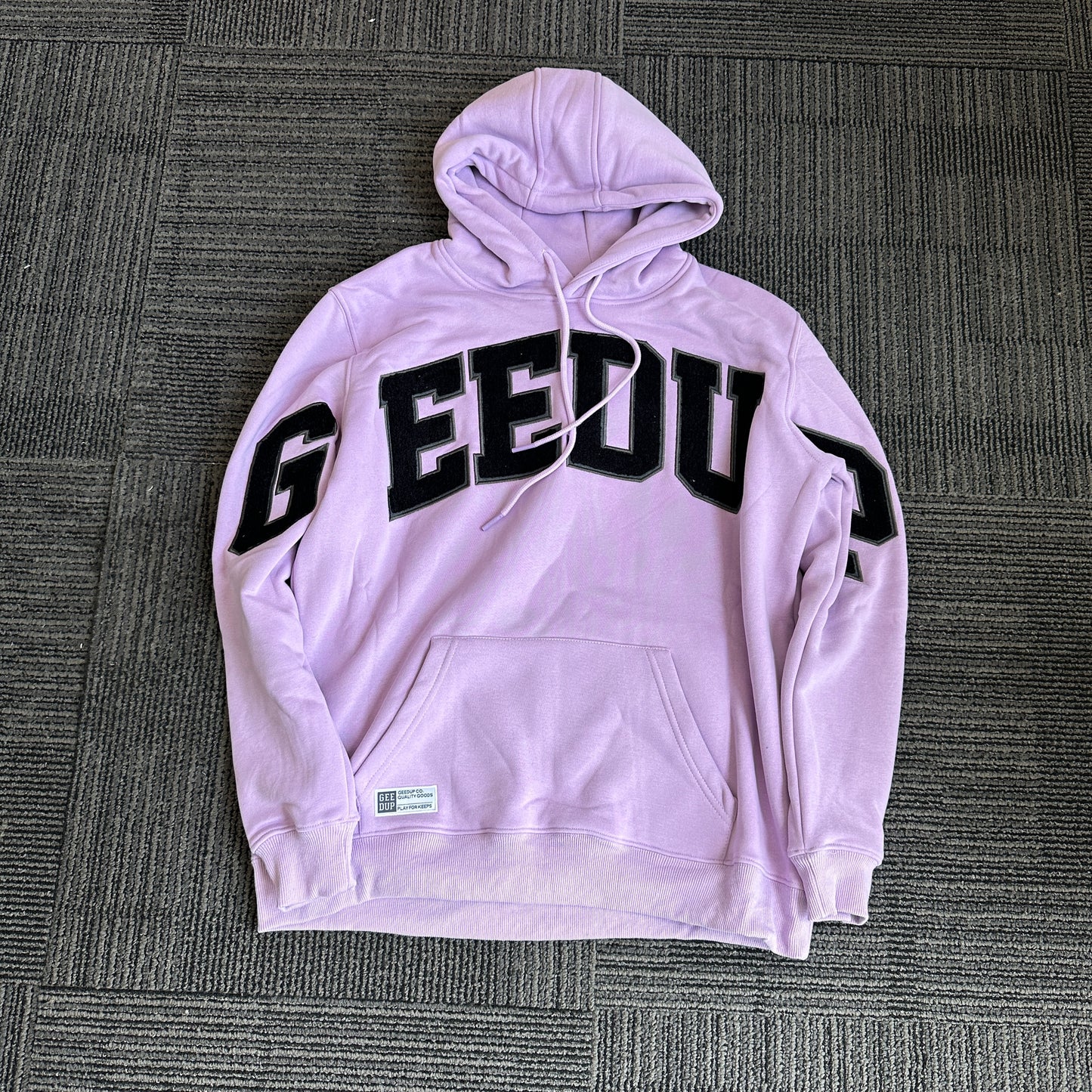 Geedup Team Logo Hoodie 'Lavender / Black' (2022)