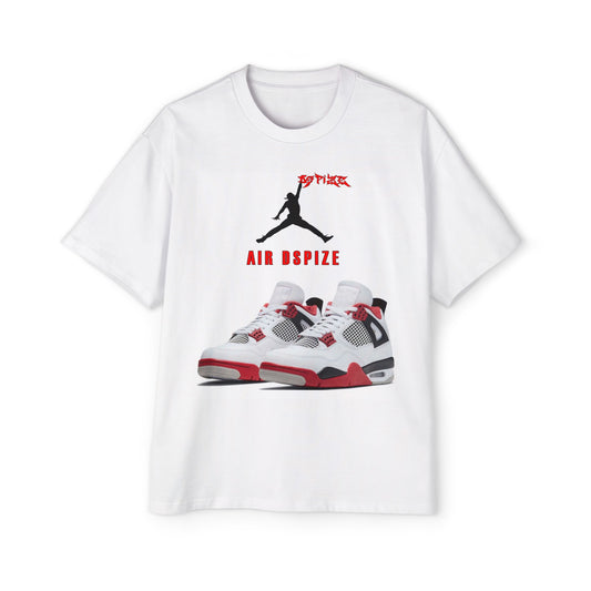 DCL Air Dspize 4s Fire Red White Tee
