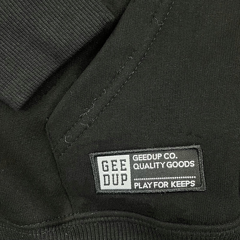 Geedup Team Logo/Handstyle Hoodie 'Black / Grey / White' (2025)