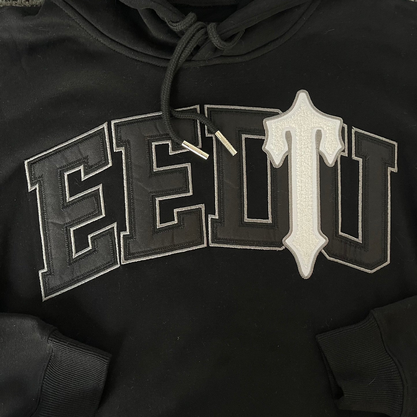 Geedup Co x Trapstar Team Logo x Irongate T Hoodie - Black/White (2025)