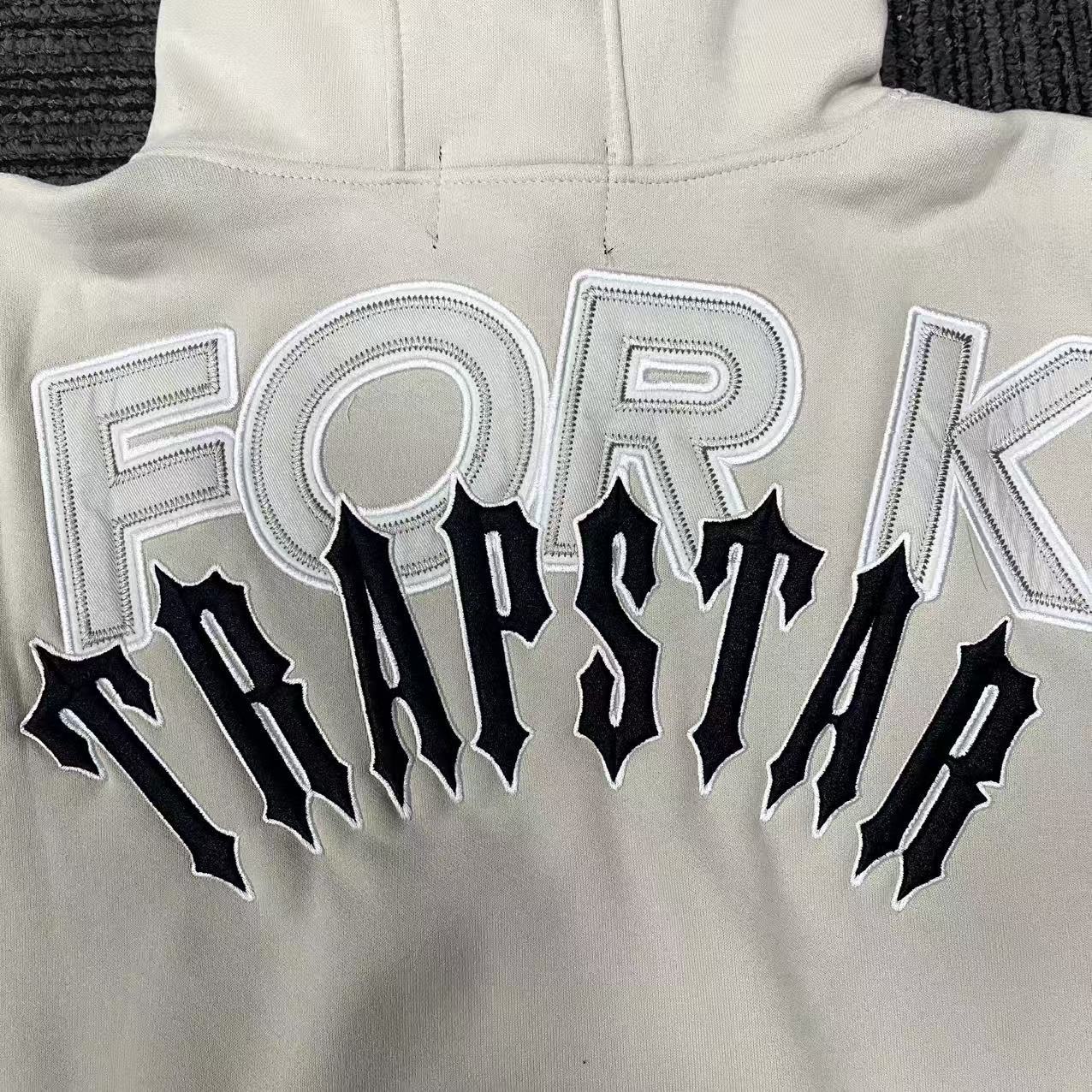Geedup x Trapstar PFK x Irongate Hoodie 'Grey / Black' (2025)