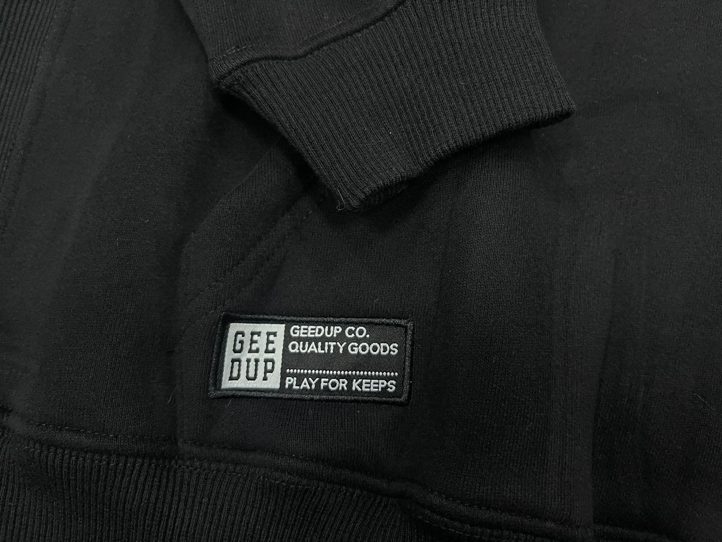 Geedup Play For Keeps Hoodie 'Black / Pink' (2024)