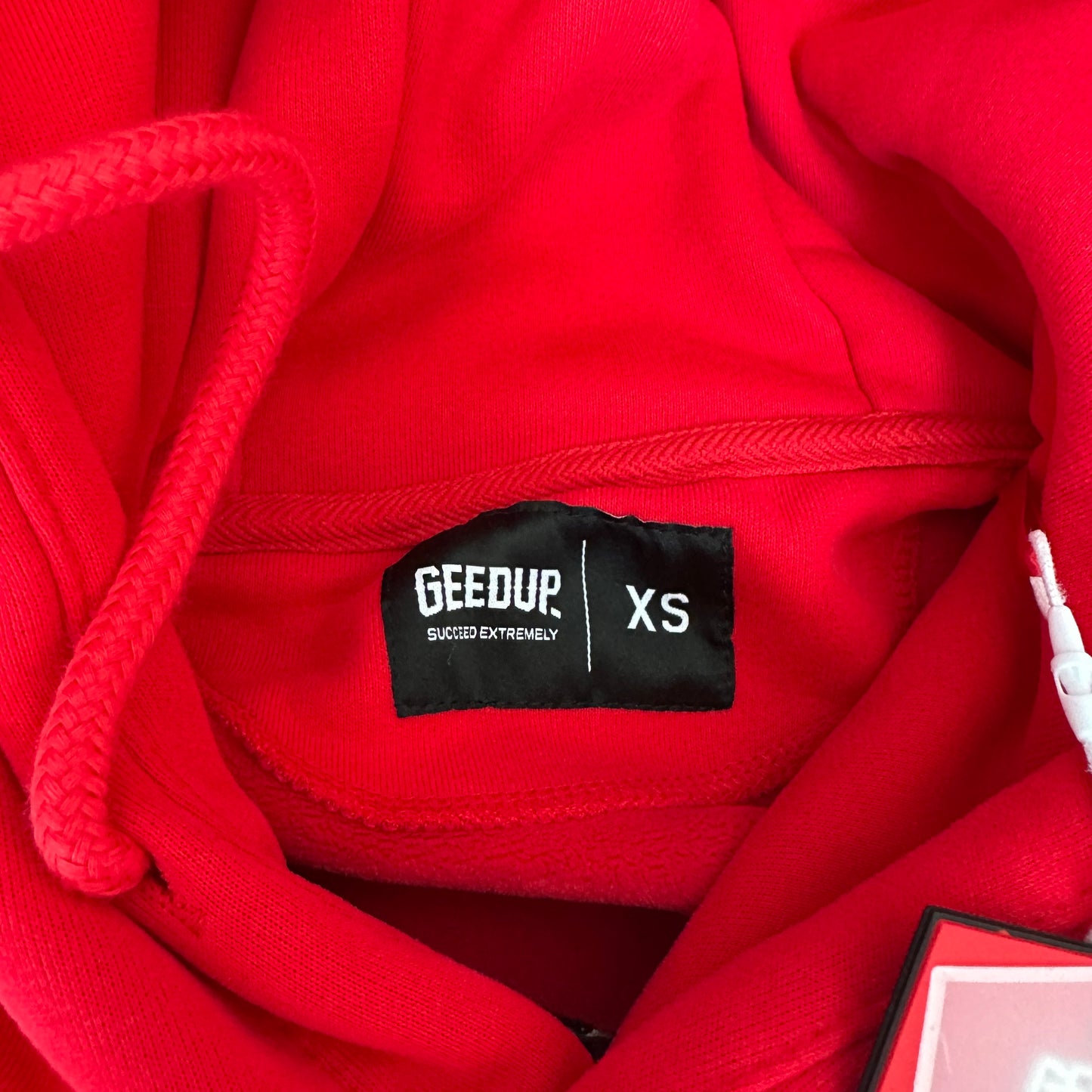 Geedup Handstyle Hoodie 'Red / Black' (2024)