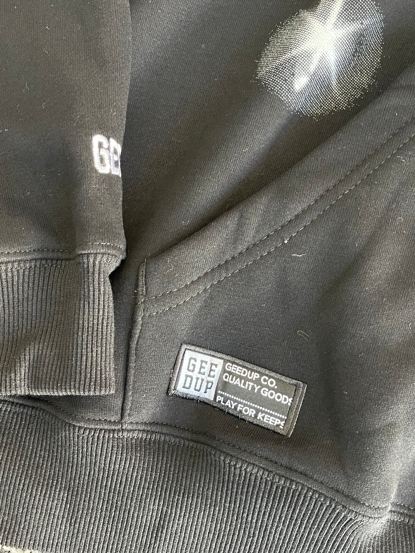 Geedup Handstyle Hoodie 'Black / Chrome' (2024)