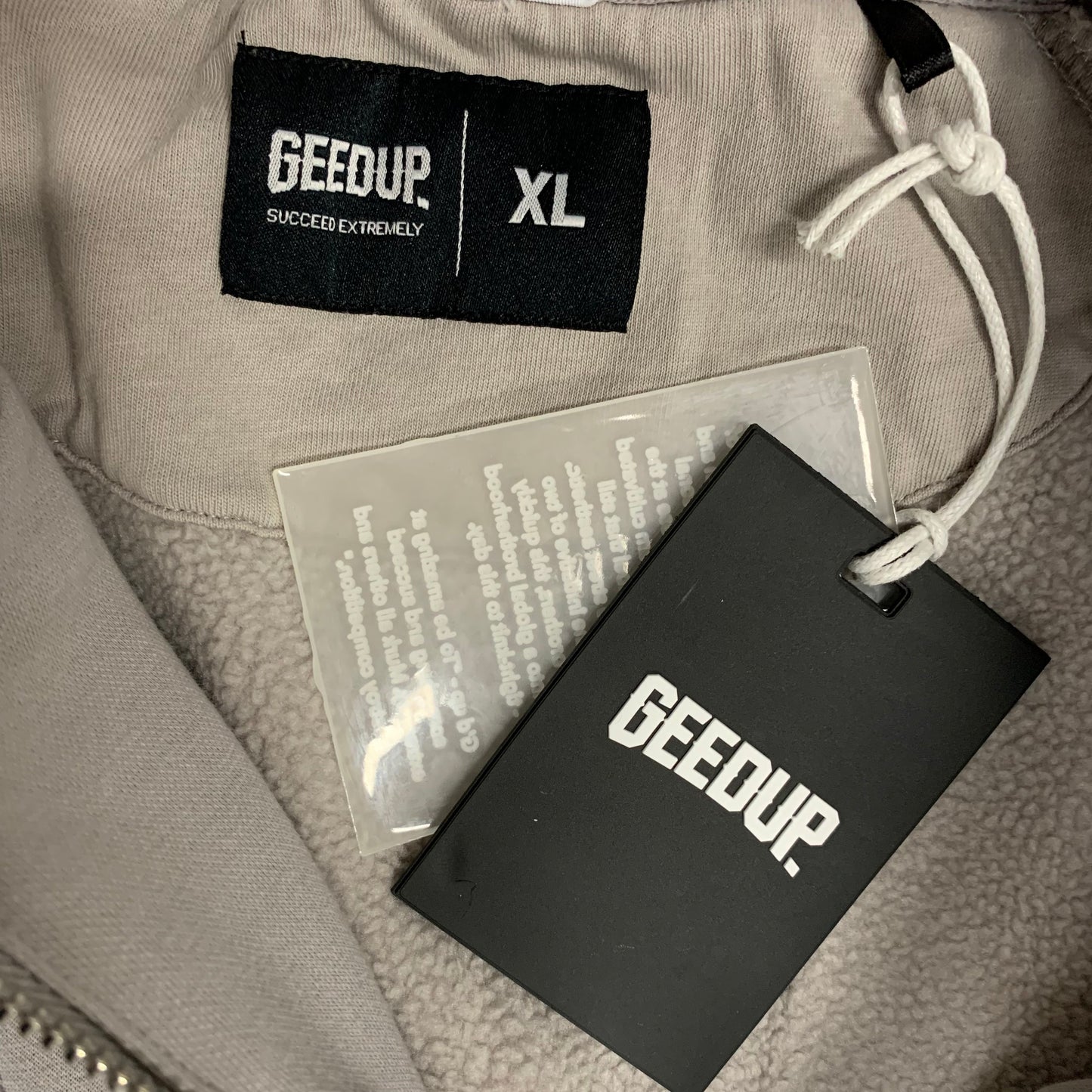 Geedup Handstyle Bally Jacket 'Grey / White' (2025)