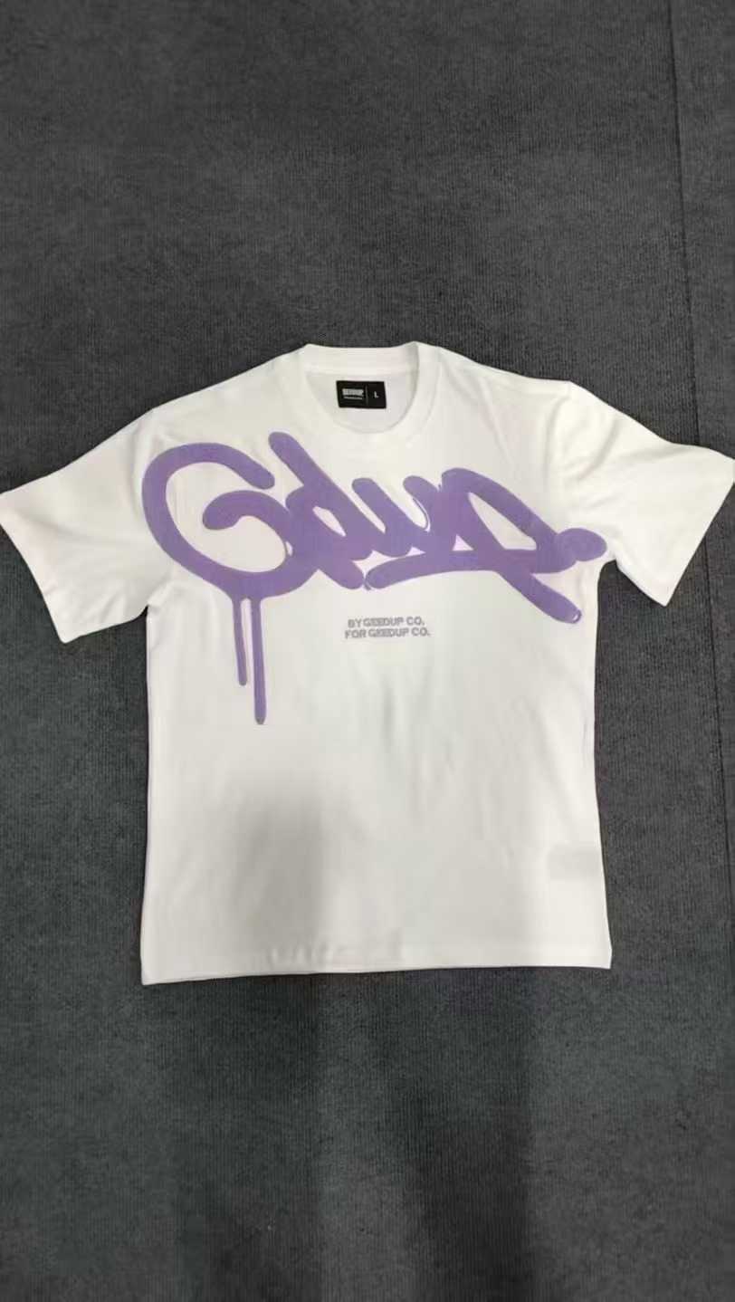 Geedup Handstyle Tee 'White / Lavender' (2024)