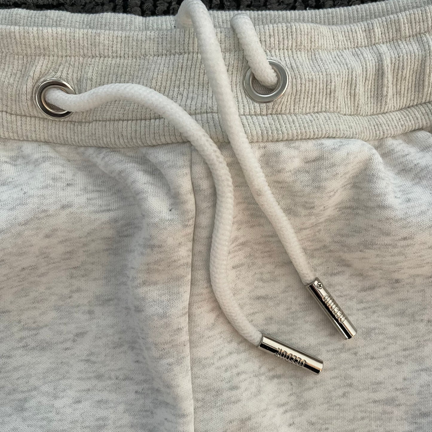 Geedup x Trapstar Team Logo x Irongate T Track Pants 'White Marle / Grey' (2025)