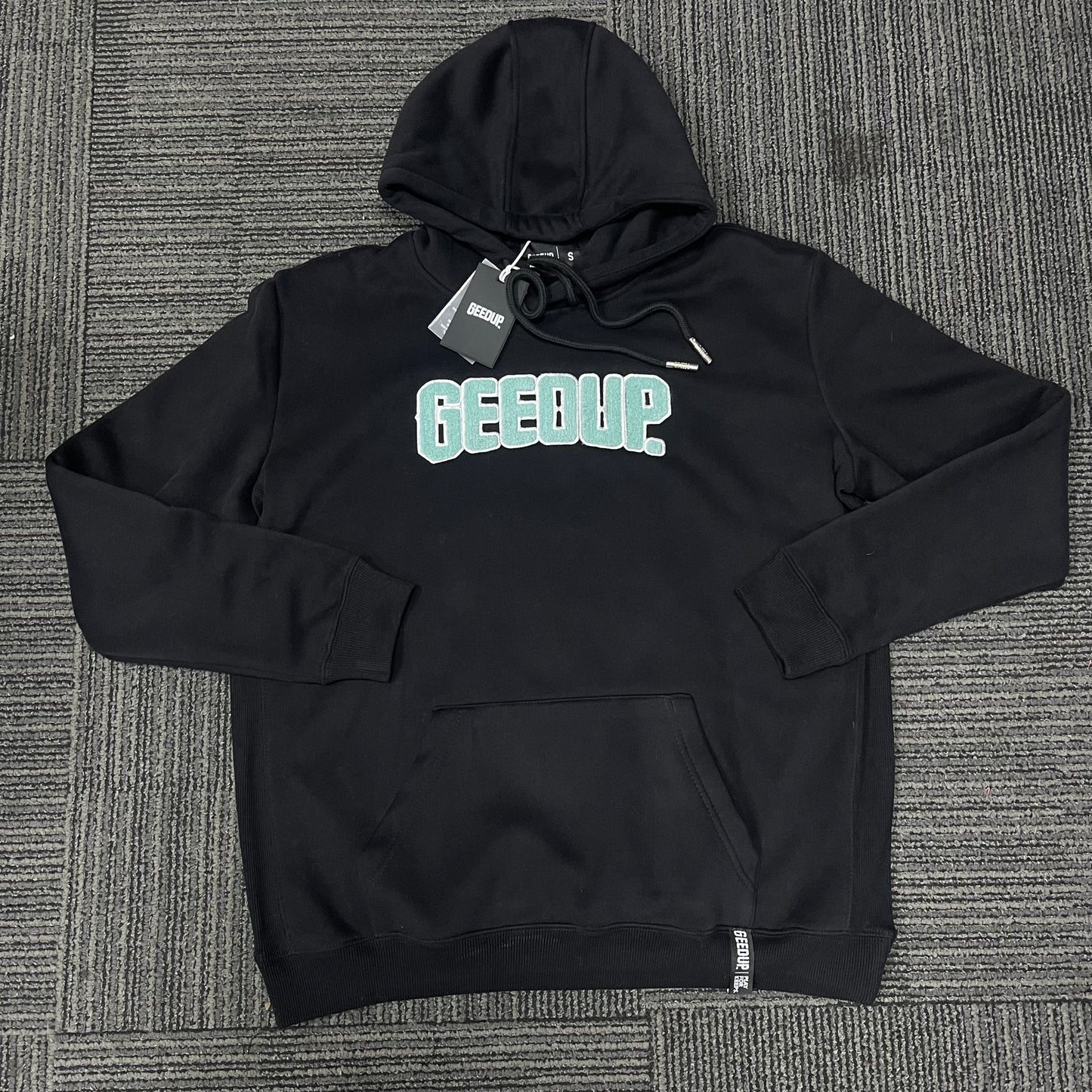 Geedup Play For Keeps Hoodie 'Black / Teal' (2024)