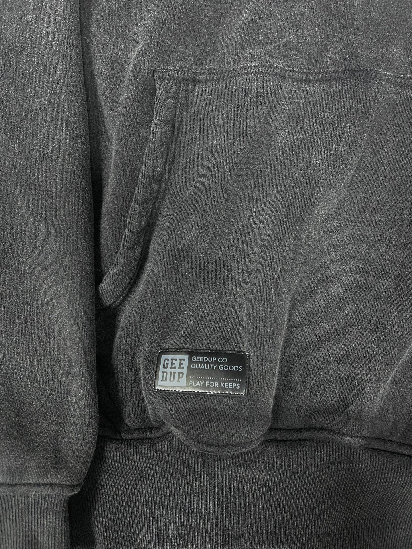 Geedup Sportsman Hoodie 'Vintage Washed Black'