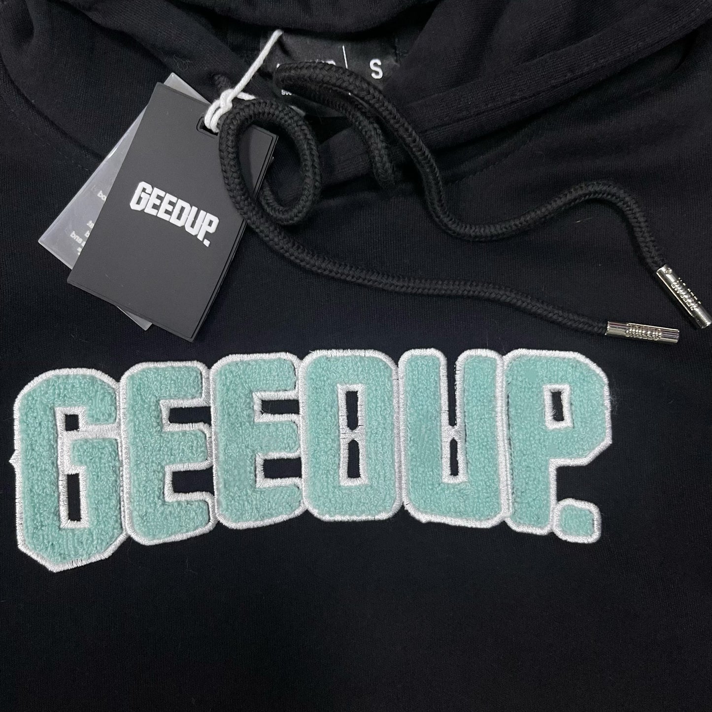 Geedup Play For Keeps Hoodie 'Black / Teal' (2024)