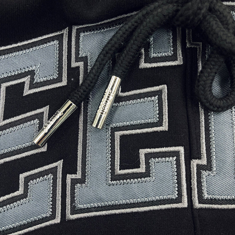 Geedup Team Logo/Handstyle Hoodie 'Black / Grey / White' (2025)