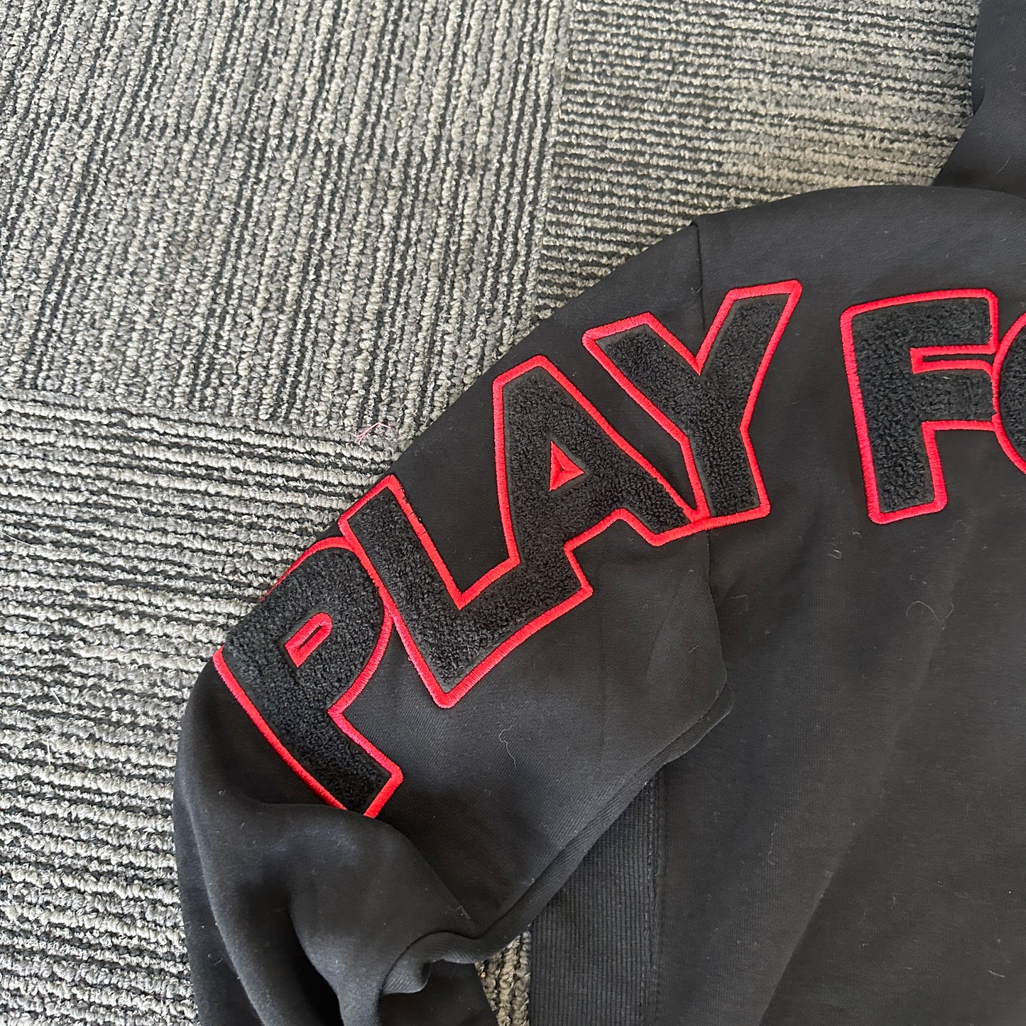 Geedup Play For Keeps Hoodie 'Black / Black Red' (2024)