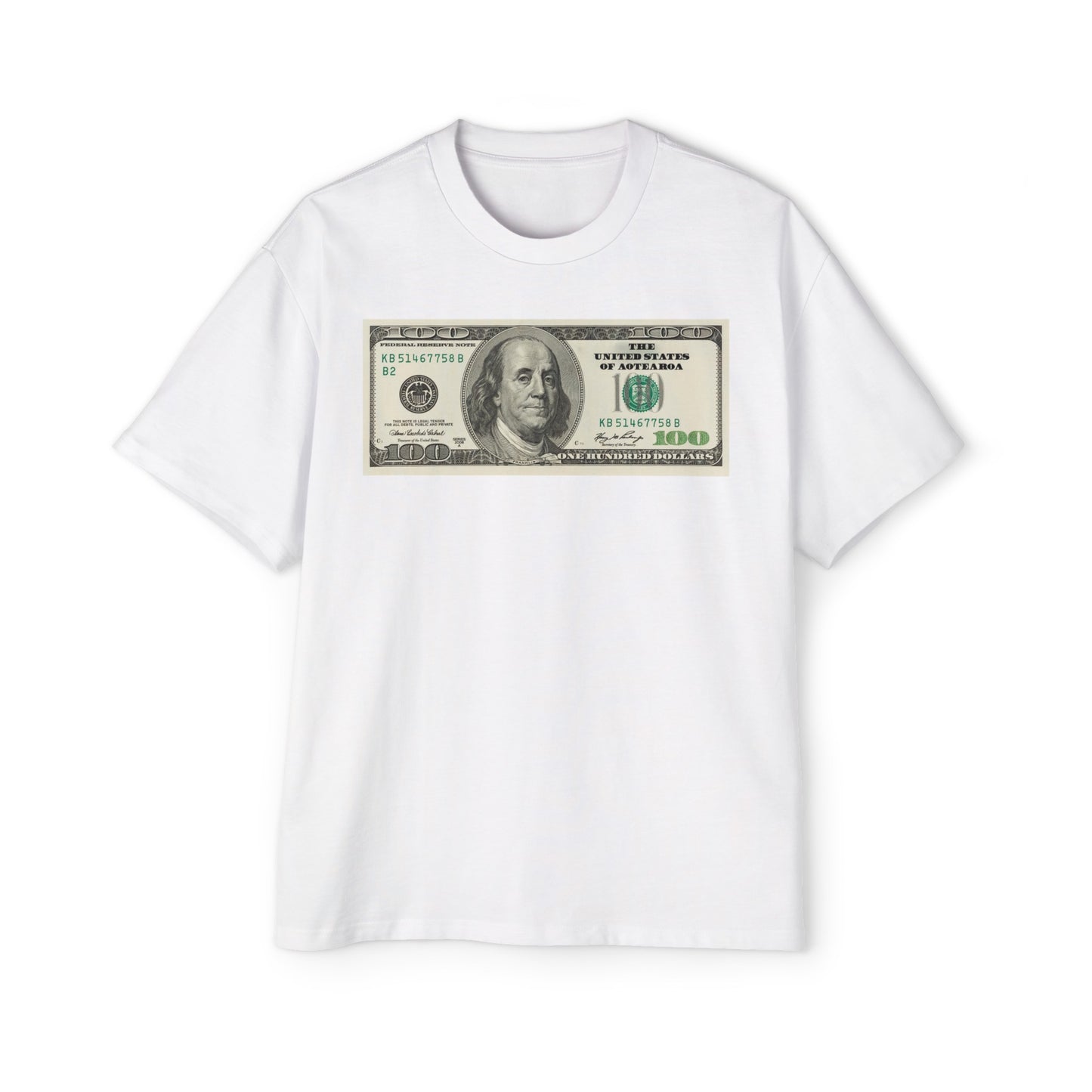 DCL United States of Aotearoa White Tee