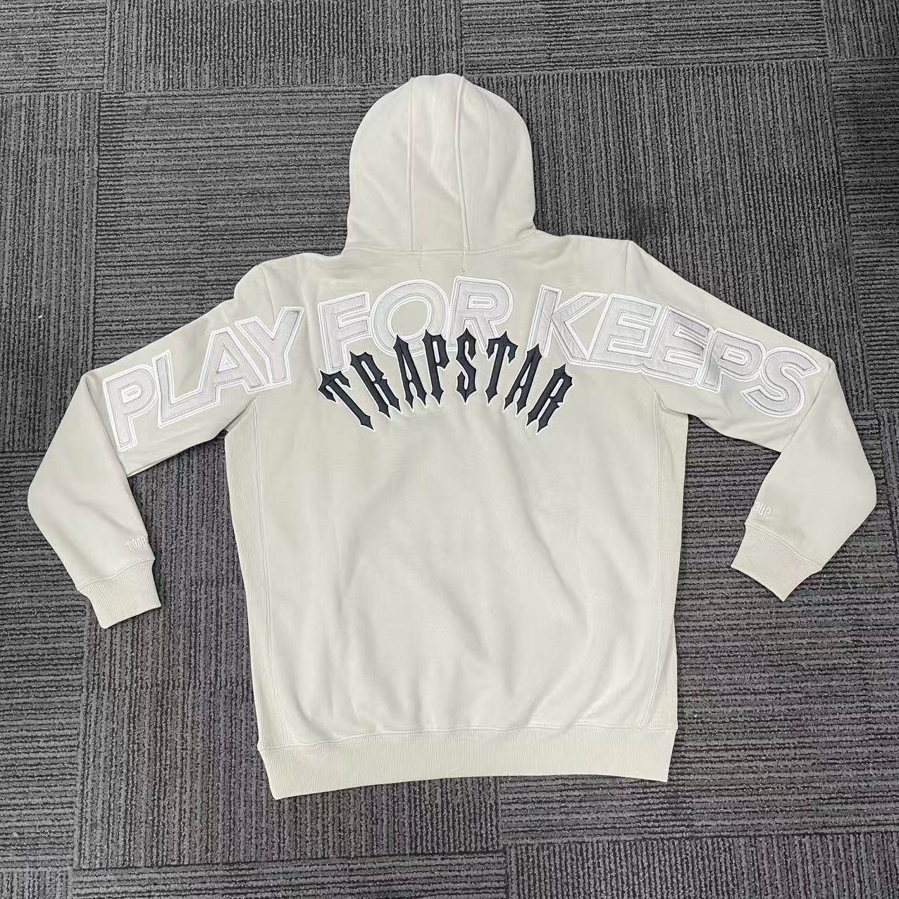 Geedup x Trapstar PFK x Irongate Hoodie 'Grey / Black' (2025)