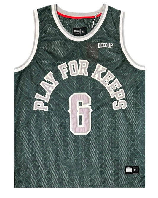 Geedup PFK Play For Keeps B-Ball Jersey in Green (2024)