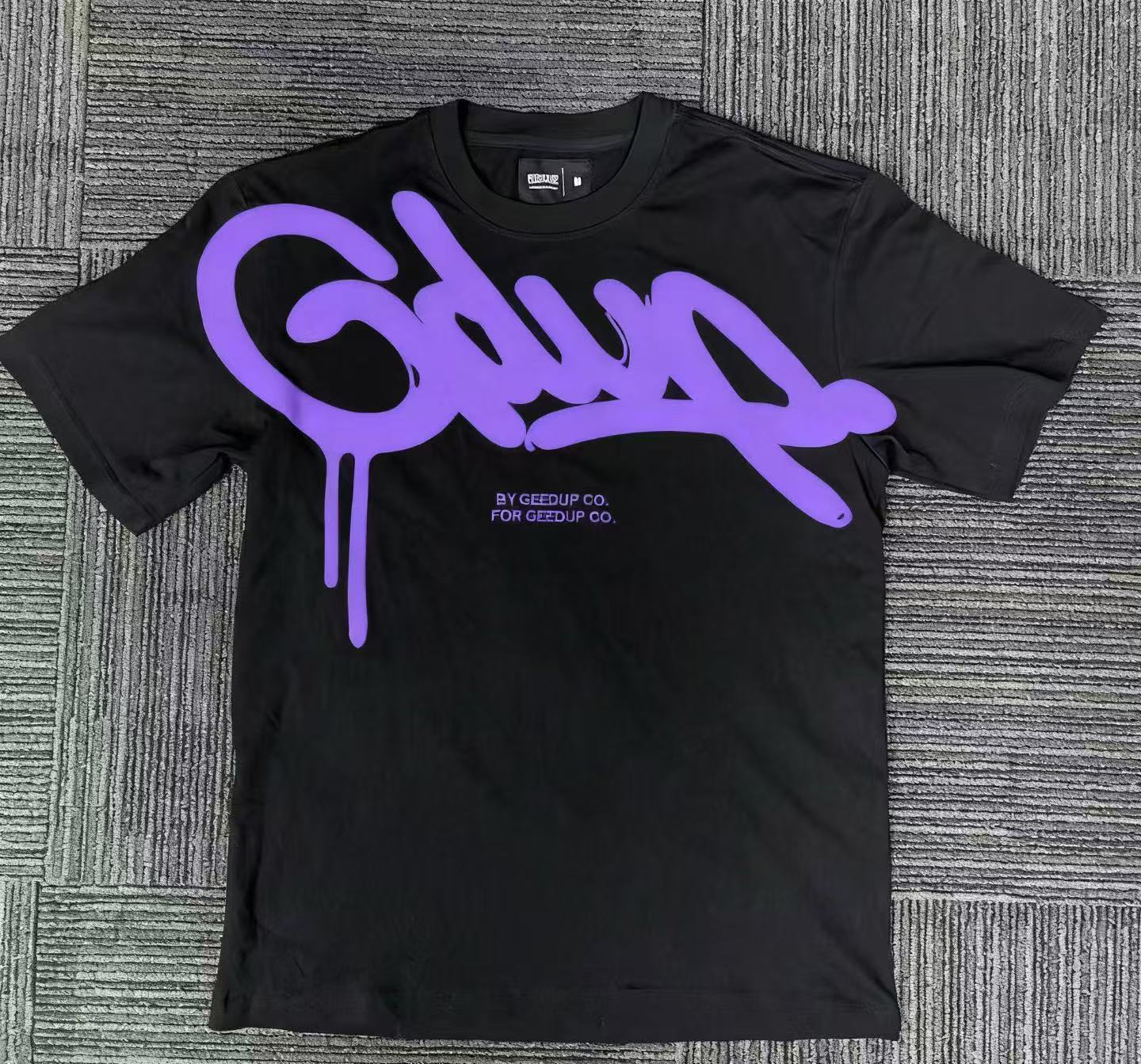 Geedup Handstyle Tee 'Black / Lavender' (2024)