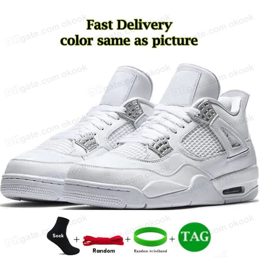 Jordan 4 White Metallic
