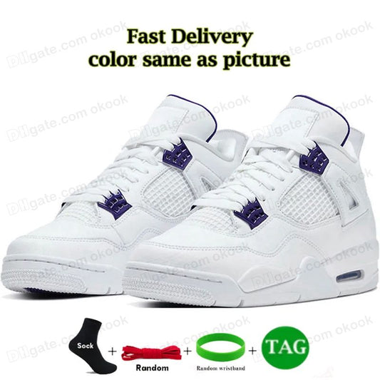 Jordan 4 Purple Metallic