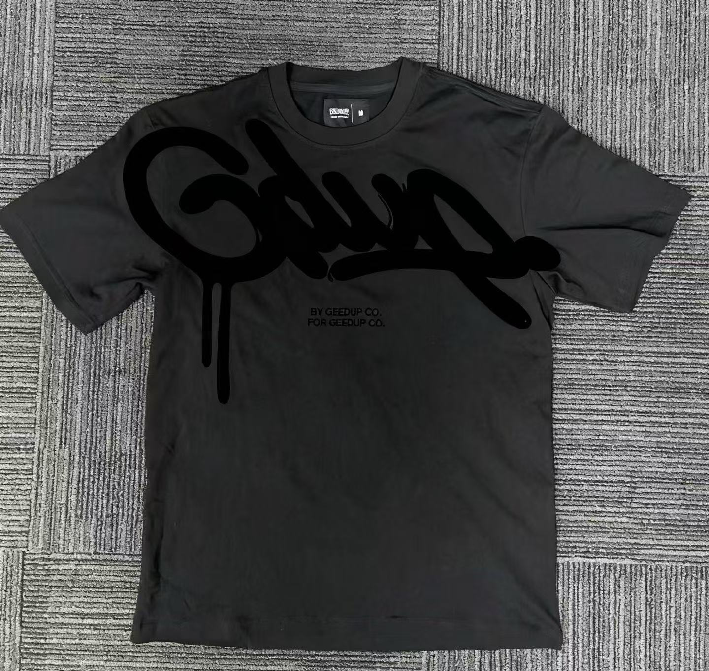 Geedup Handstyle Tee Vintage Washed Black