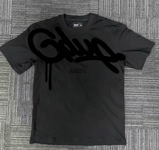 Geedup Handstyle Tee Vintage Washed Black