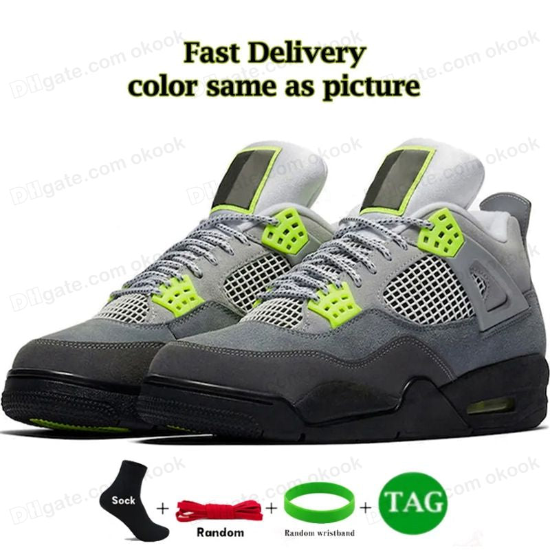 Jordan 4 95 Neon Grey SE